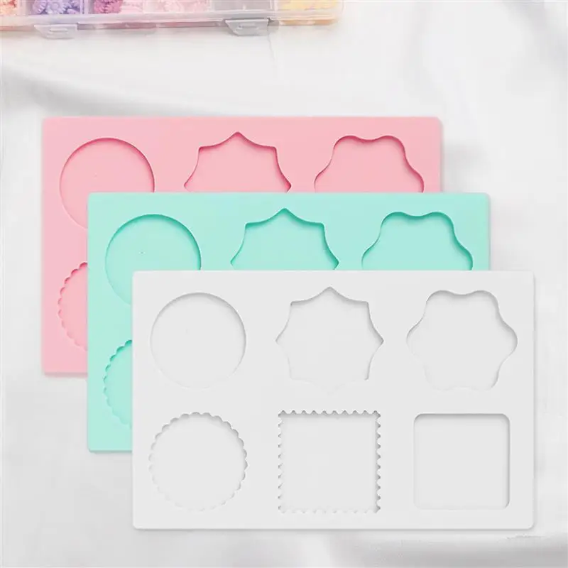 Wax Seal Stamp Silicone Mould Pad Multiple Sizes Sealing Wax Mold Mats Sealing Fix Shapes Envelope Invitation DIY Shape Tool