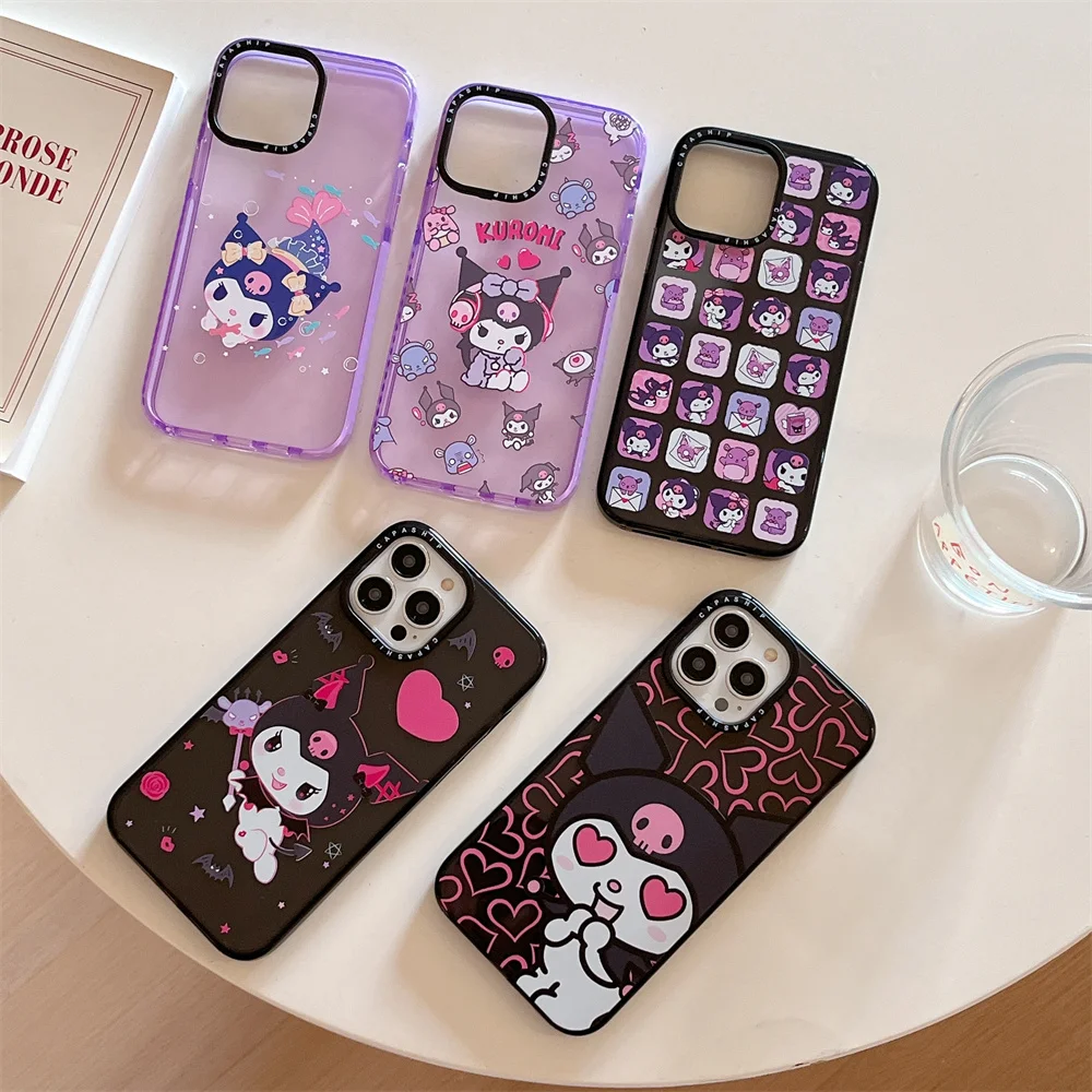 iPhoneアクセサリー CASETIFY KUROMI ROCKET iPhone16pro max Sanrio Character Kuromi CASETiFY Rocket Collectible Phone