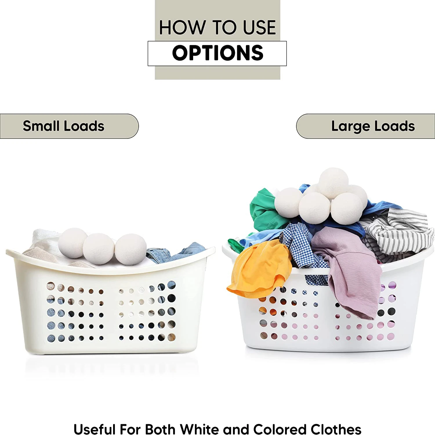 Wool Dryer Balls 7CM Premium Natural Fabric Softener