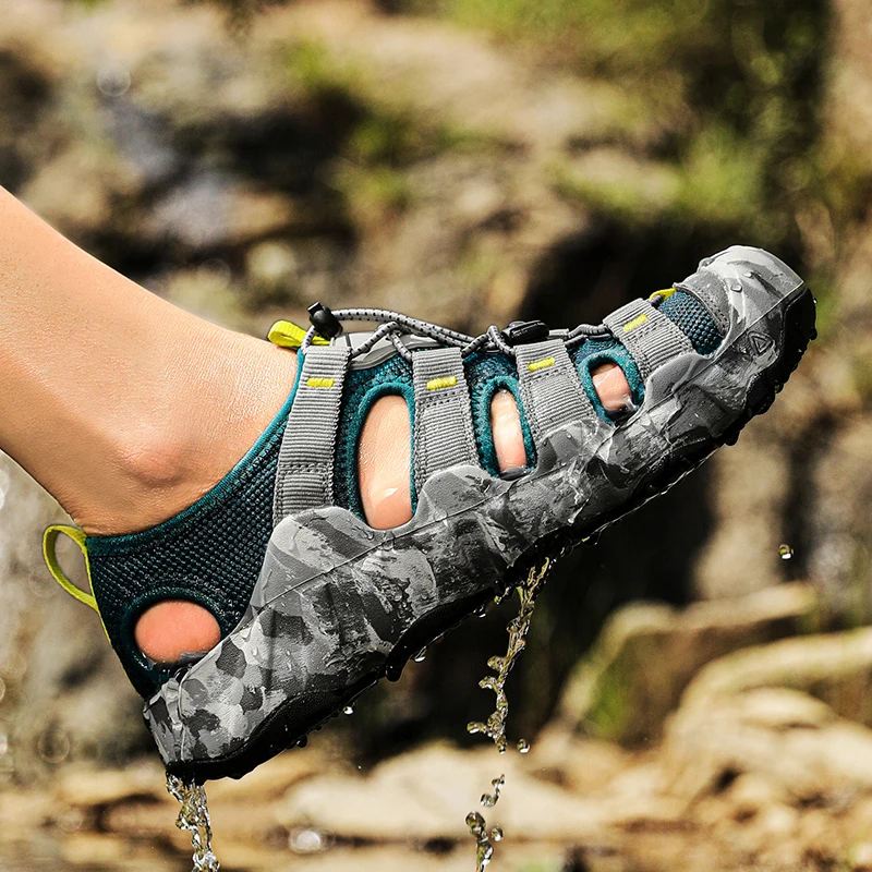 Unisex Outdoor Water Sandals – Breathable Hiking, Wading & Beach Shoes 6