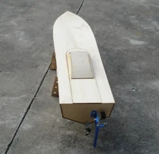 ボート桧製、手作り