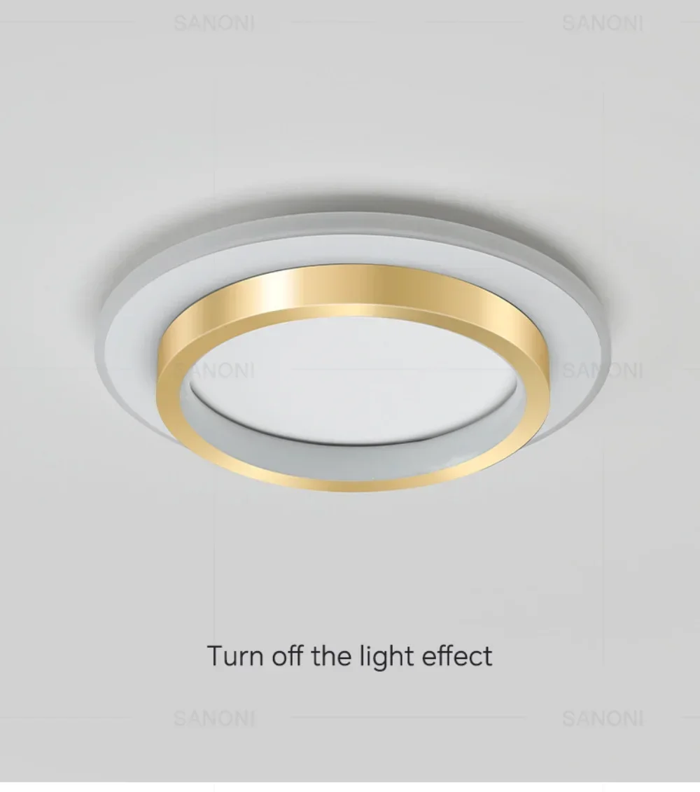 Modern LED Ceiling Light for Corridor Hallway Stairs Aisle Entrance Balcony Small Round Chandelier for Living Dining Bedroom