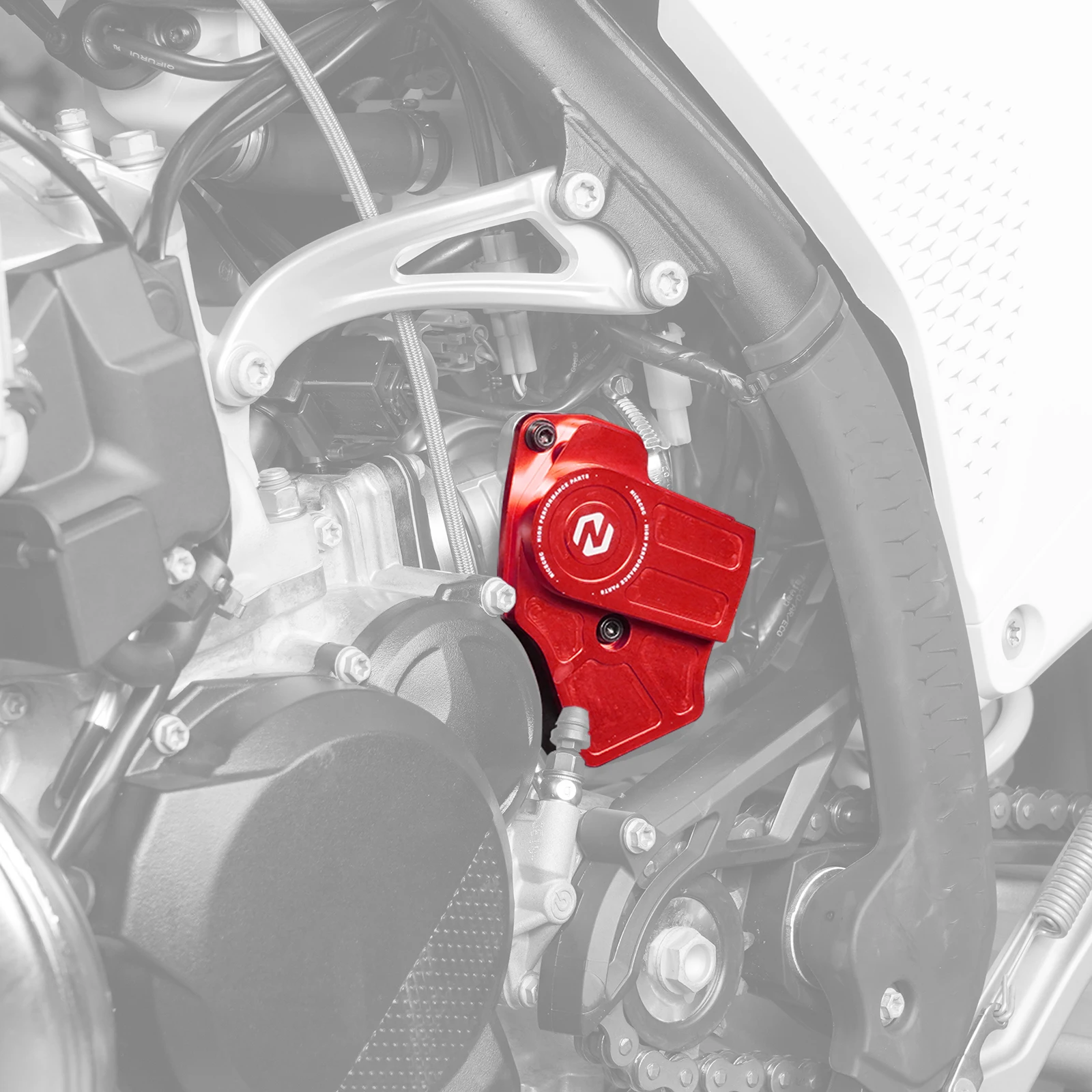 NICECNC Für 2025 2024 KTM EXC 300 EXC XCW 300 250 150 125 SX XC 2023 Husqvarna TE300 Motorrad TPS Drosselklappengehäuse Schutzabdeckung – Detail 17