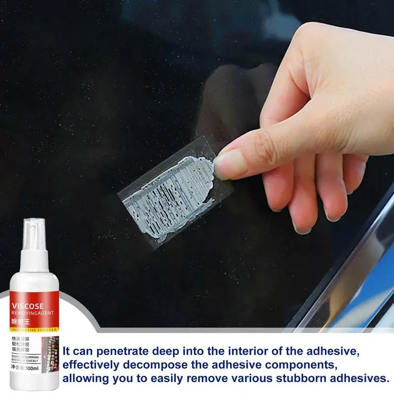 100ml Super glue Remover Cleaner Poster Adhesive and Double Sided Tape Removal Glass Wall Floor Adhesive Remover Cleaner Spray