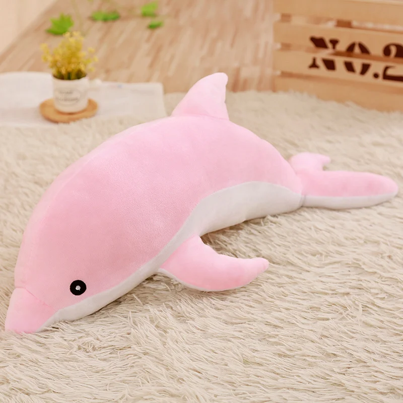 30cm Dolphin Plush Toys Lovely Stuffed Soft Animal Dolphin Pillow Dolls, For Children Girls Sleeping Cushion Gifts Birthday