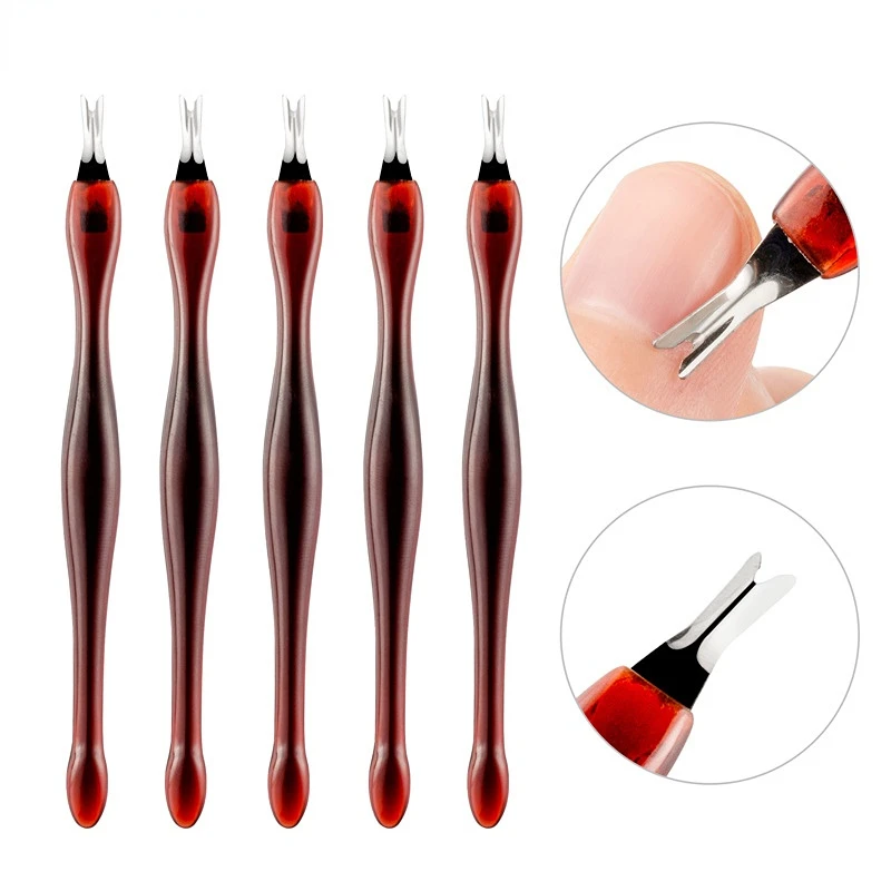 1pc Stainless Steel Dead Skin Removal Knife Cuticle Push Knife Is Used