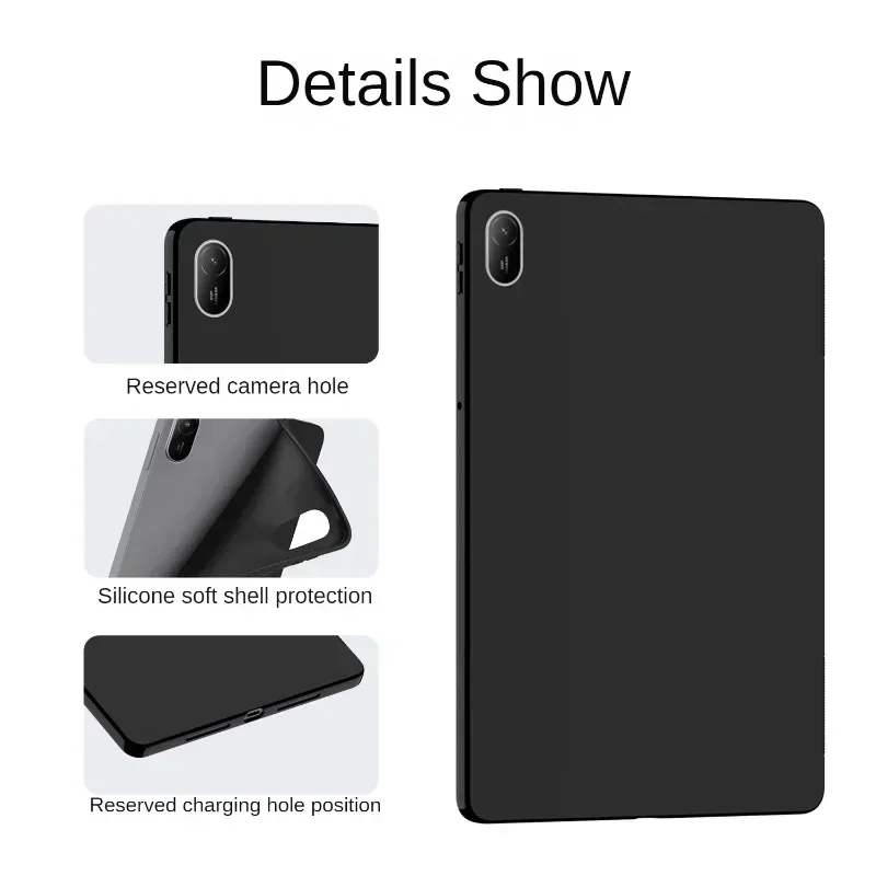 Black TPU Case For Huawei MatePad SE 11 inch AGS6-W00 Silicone protective case For New MatePad SE tablet cases cover funda