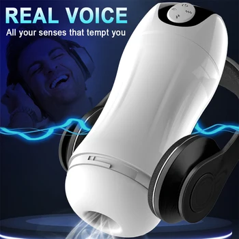 Male Masturbator Cup Automatic Sucking Real Vagina Blowjob Sex Machine For Men Vibrator Pussy Pocket Masturbator Toys For Men 3