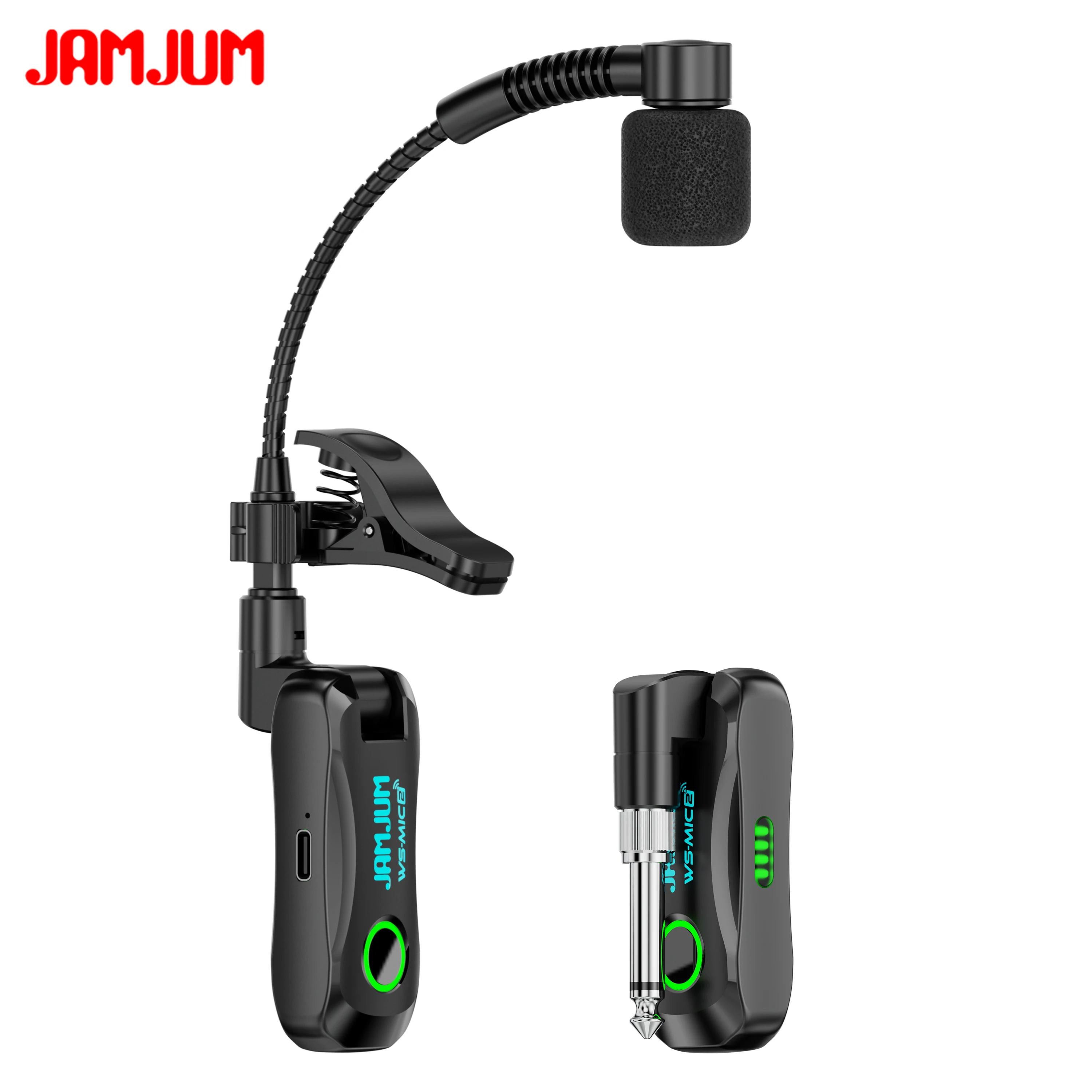 Premium Wireless Acoustic Instrument Microphone - High-Quality Audio with Anti-Interference Technology