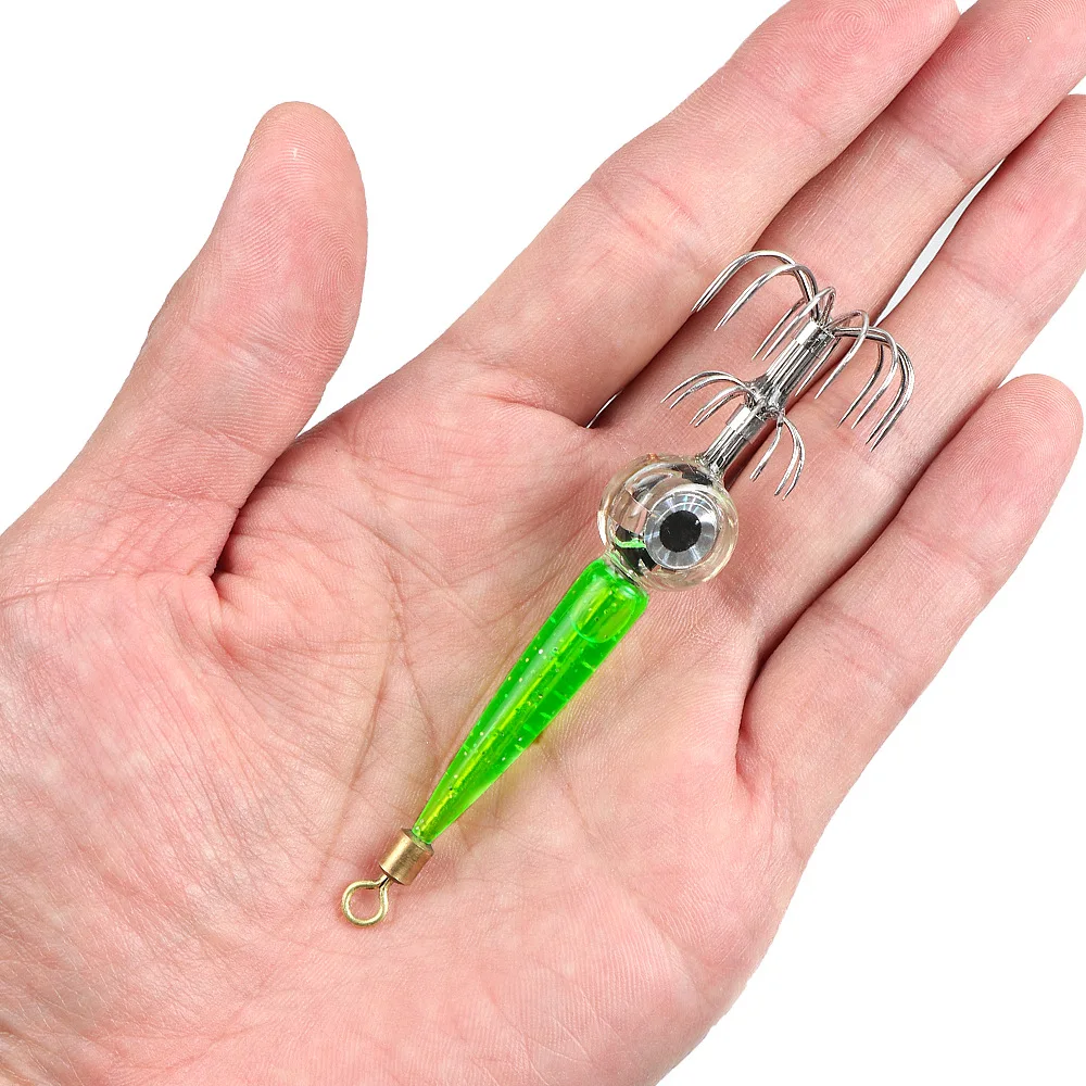 Luminous Fishing Light 9cm/8.1g Night Fish Finder Underwater Super Waterproof Fluorescent Glow in The Dark LED Underwater Light fish finder