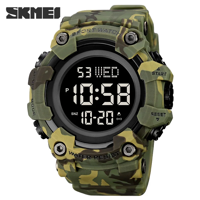 Luxury Dual Time Electronic Watch Fashion Outdoor Countdown Stopwatch Digital Watches Men Wristwatch Brand SKMEI Original Clock 