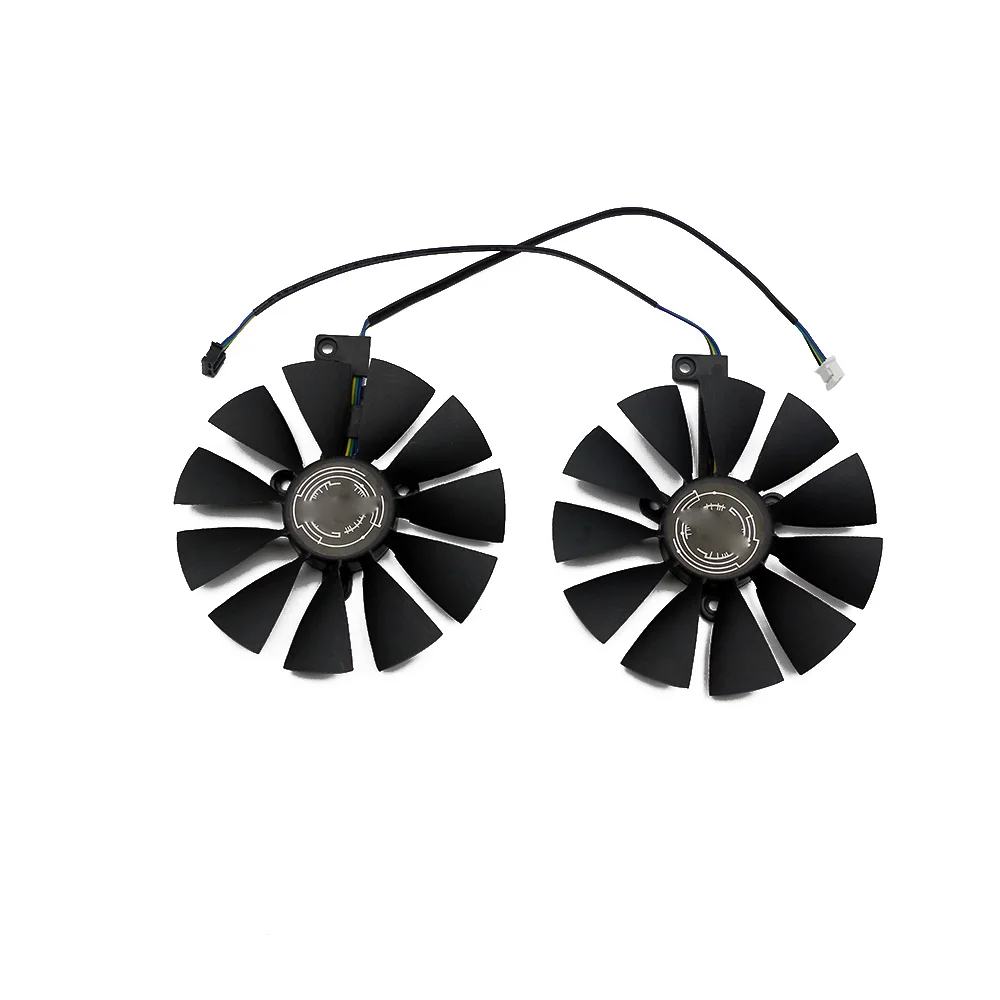 Dupla Avançada oc Gaming Card Fan Asus Geforce Rtx2080 Fdc10u12s9-c 4pin Rtx 2060 2070 2080 87 mm - Imagem 2