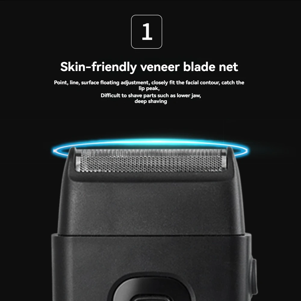 New reciprocating men’s electric razor mini portable razor travel charging with digital razor father boyfriend birthday present BEST SELLERS