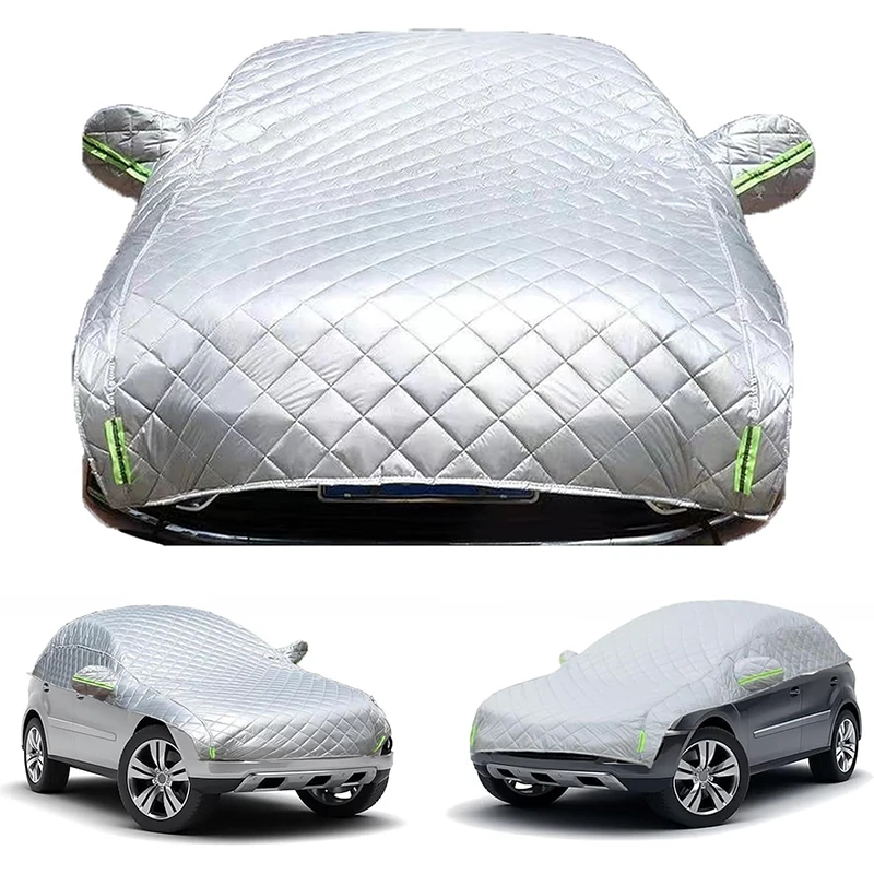 Car Cover Outdoor Full Cover Against Hail Rain Sun UV Protection Universal Cotton Suitable For Various Adverse Weather Condition car cover
