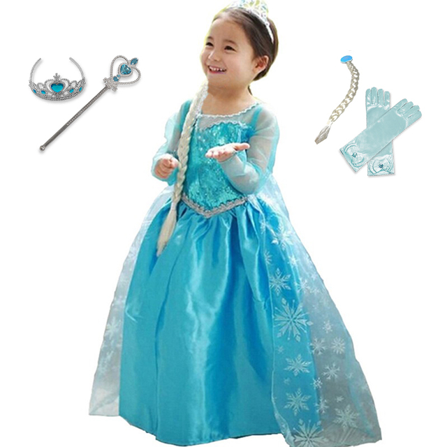 Halloween Costume Evening Party Gown For 4-10Y Canival Party Gown Disguise Dress Cosplay Drama Dress Coronation Dresses