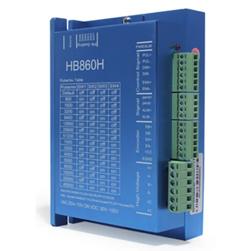 HBS860H HBS86H HB860H HBS57H HBS57 Nema23 Nema34 하이브리드 폐쇄 루프 스테퍼 모터 드라이버 컨트롤러 엔진 드라이브 모듈 CNC