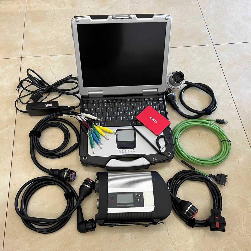 Diagnostica Per Mb Cars Trucks Repair Tool Mb Sd C4 Connect V2023 Software Multilingue In Panasonic Cf-30 Touch Laptop
