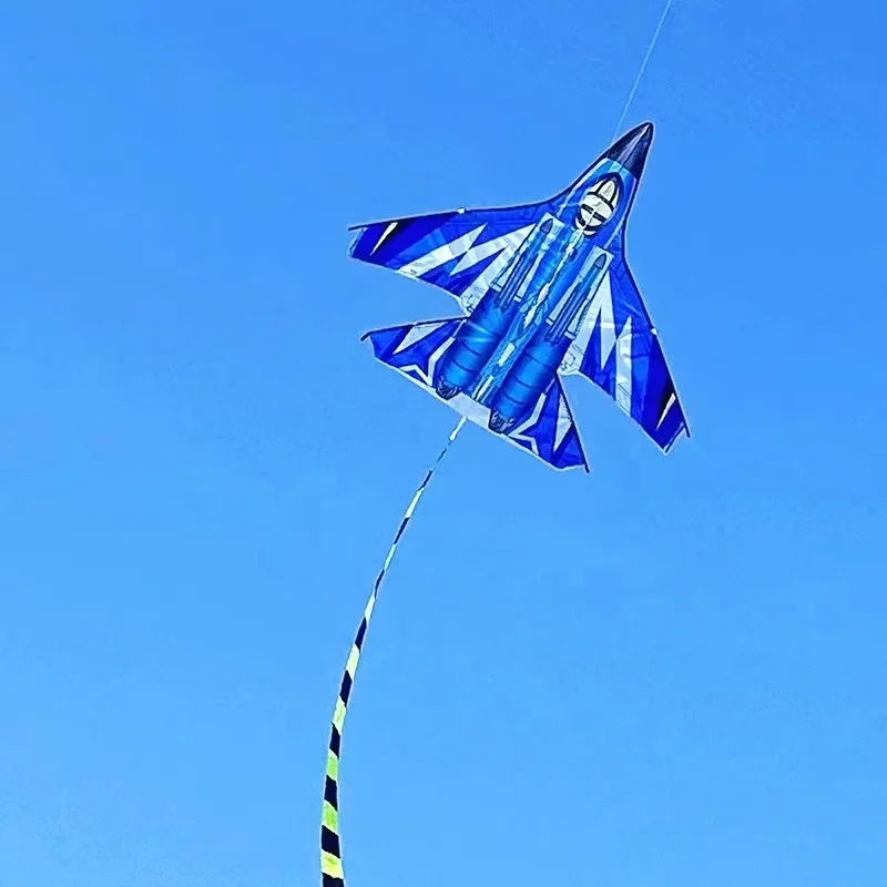New airplane kite children cartoon boy fighter kite outdoor games for children inflatable toys professional