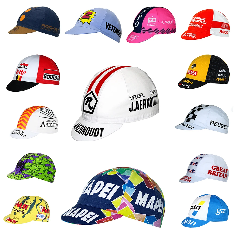 

Variety of Spring/Summer New Team Outdoor Cycling Caps Classic Mountain Bike Unisex Race Caps Breathable Moisture Wicking