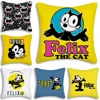 F-Felix The Cat Exquisite Pillow Covers Cartoon Sofa Decorative Home Double-sided Printing Short Plush Cute Cushion Cover 1