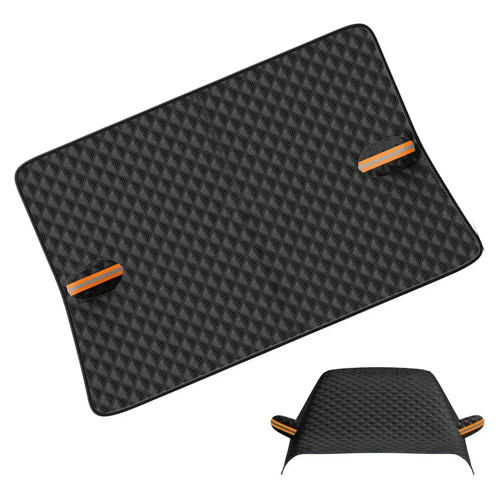 S0dae26831e374302ae4eb6a2743a765bl Car Windshield Snow Cover Automobile Universal Magnetic Snow Shield Windproof Snow Cover for Vehicles Anti-Frost Protector Mallzona
