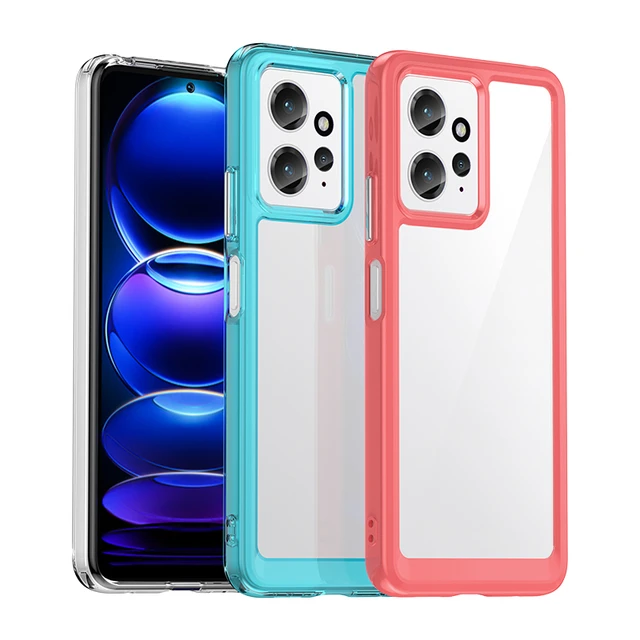 For Redmi Note 13 Pro Plus 5G Case for Xiaomi Redmi 12 4G Cover Coque Fundas  Matte Translucent Hard PC Protective Phone Bumper + - AliExpress