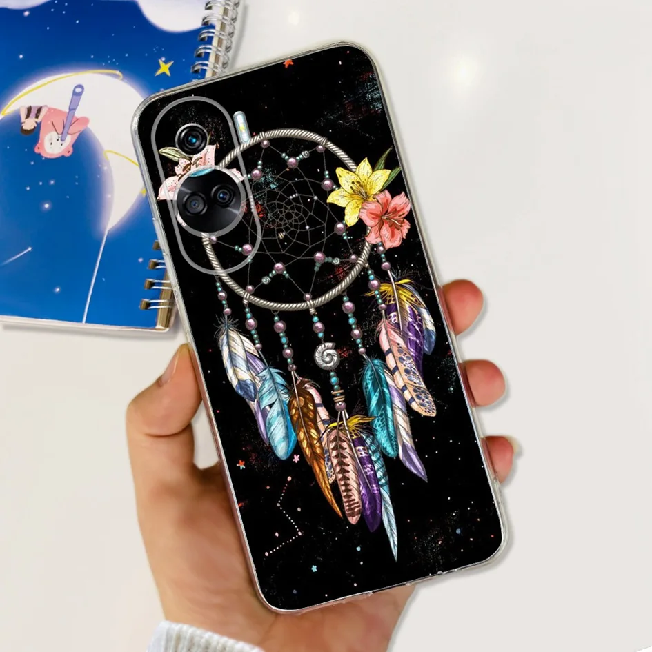Stylish Pattern Soft Silicone Clear Back Cover