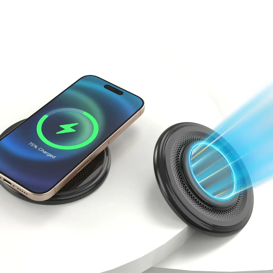 VIKEFON 30W Wireless Charger Pad Stand for iPhone 16-12 Pro Max X Samsung Xiaomi Chargers Induction Fast Charging Dock Station