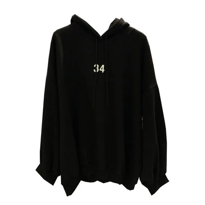 Loose Drawstring Fleece Sweater SweatershirAutumn Winter New Women Fashion Neon Green Long Sleeve Hoodies Korea Dongdaemun