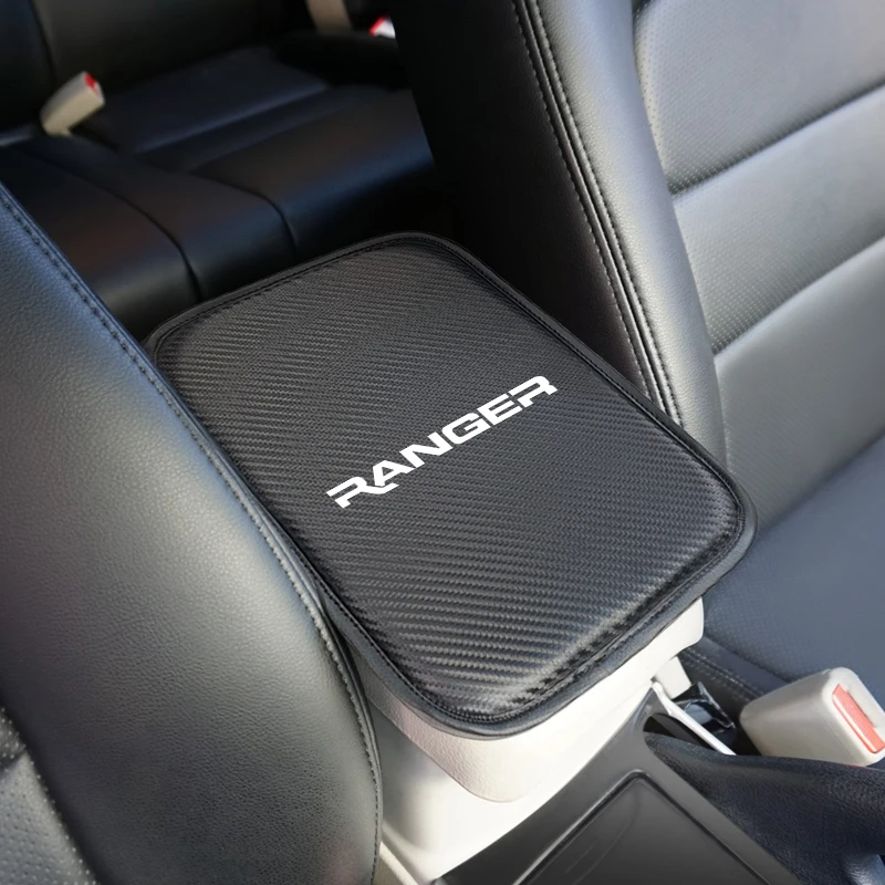 Car Armrest Pad Covers Ford Ranger T6 Car Styling Accessories Storage Protection Cushion car armrest pad covers