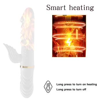 Telescopic Dildo Vibrator Automatic Up Down Massager G-spot Thrusting Retractable Pussy Toy Adult Sex Toys Sex Machine for Women 4