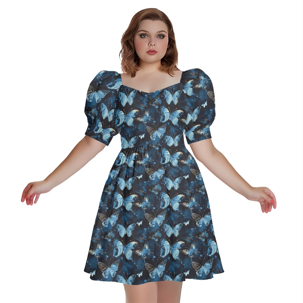 

Summer Dress Butterfly Maxi Dress Streetwear Party Evening Dresses Beauty Dresses Fashion Women Elegant Robe Girl Vestido Chic