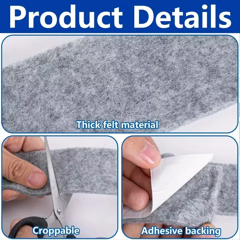 Self-Adhesive Window Sealing Strip for Condensation Prevention and Wall Protection