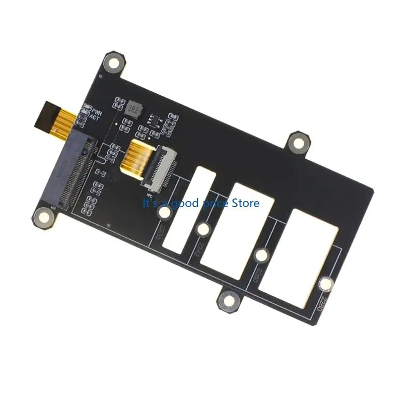 소형 저장 장치 PCIe-M.2 2230 2242 2280 단일 보드 컴퓨터용 NVMe 보드 하드 드라이브 어댑터
