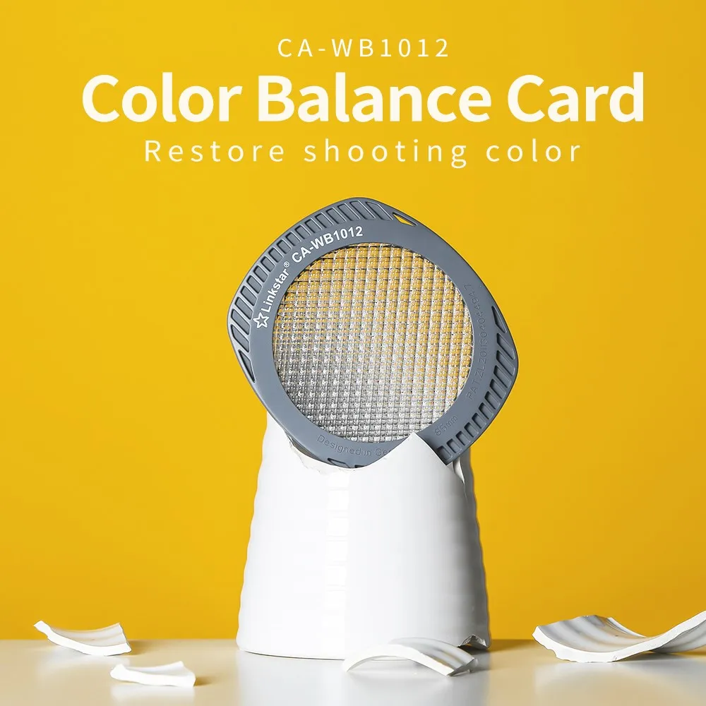 12 x 10cm Professional White Balance Filter 18% Gray Reference Reflector Grey Card