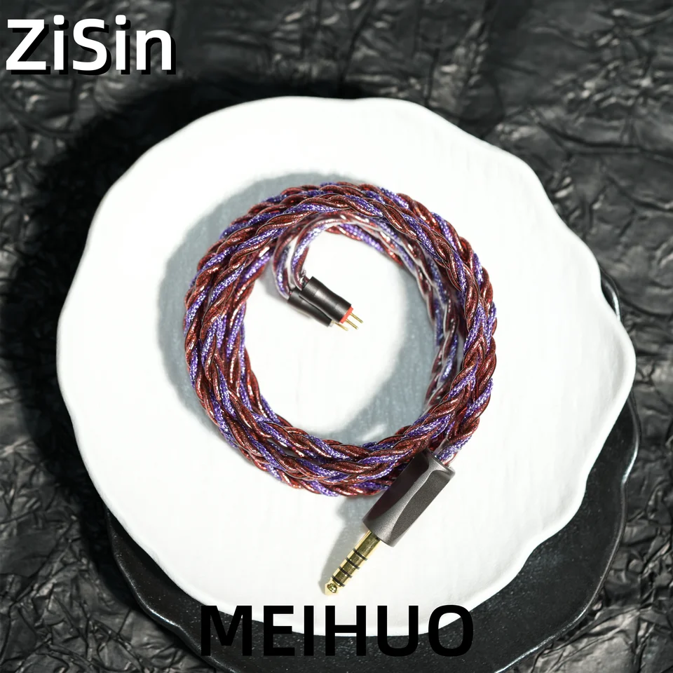 ZiSin-313 6-Core HIFI Earphone Upgrade Cable With 3.5/2.5