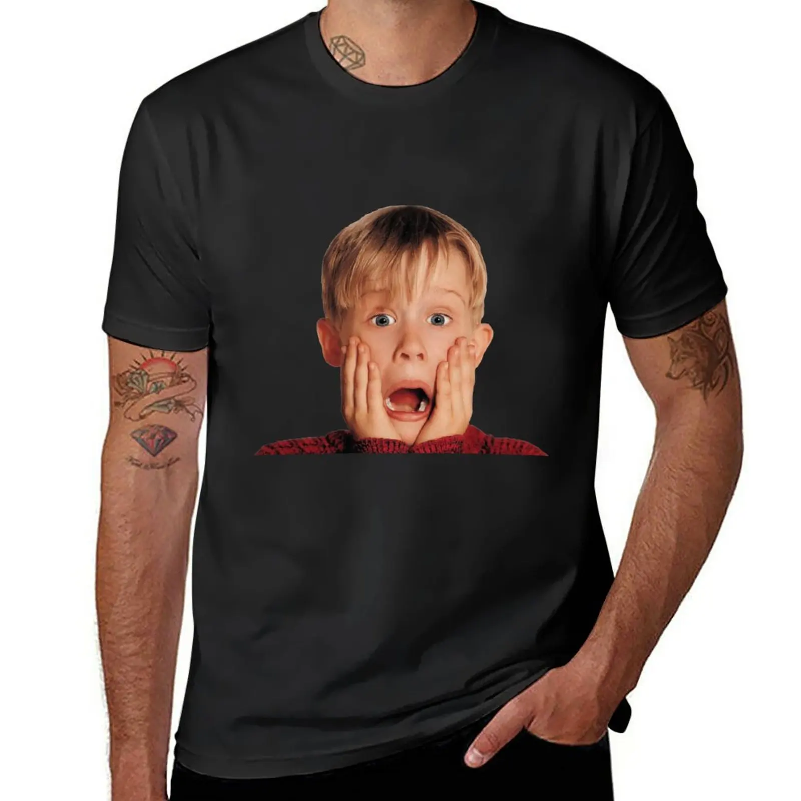 

New Home Alone T-Shirt korean fashion custom t shirts big and tall t shirts for men