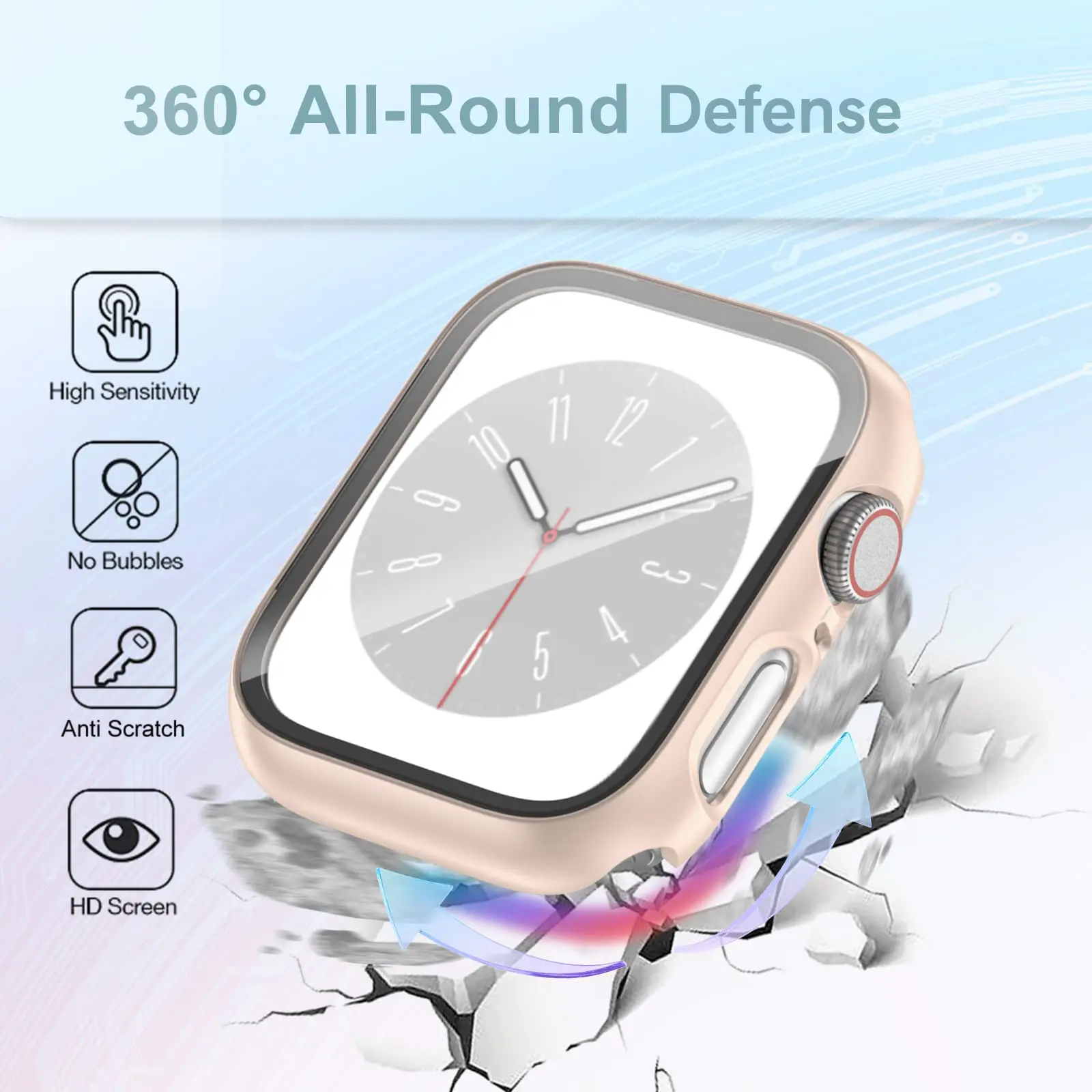 Premium Tempered Glass Screen Protector with Protective Cover