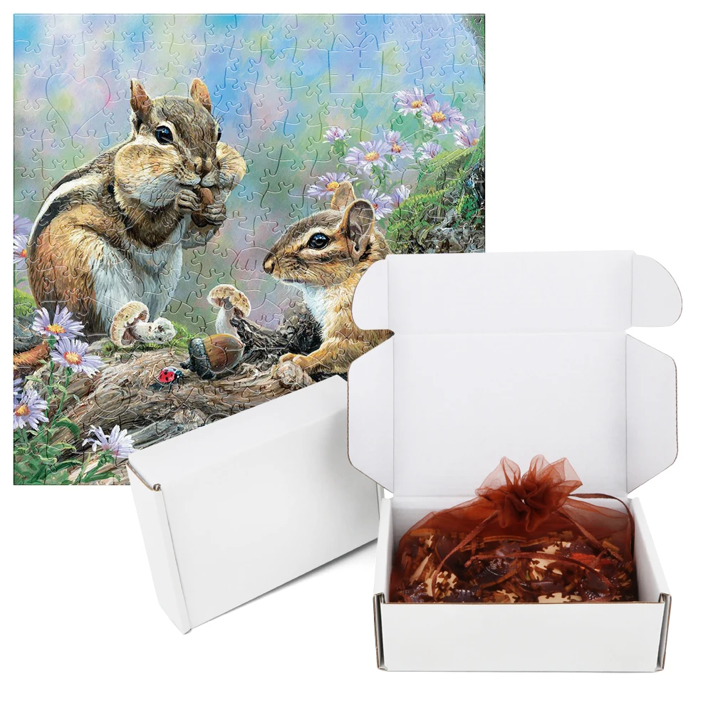 Рисунок 5 - Деревянный пазл с изображением белки