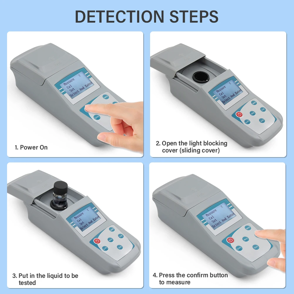 Portable Turbidity Meter, Scattering Light Tester for Water Quality, High Accura
