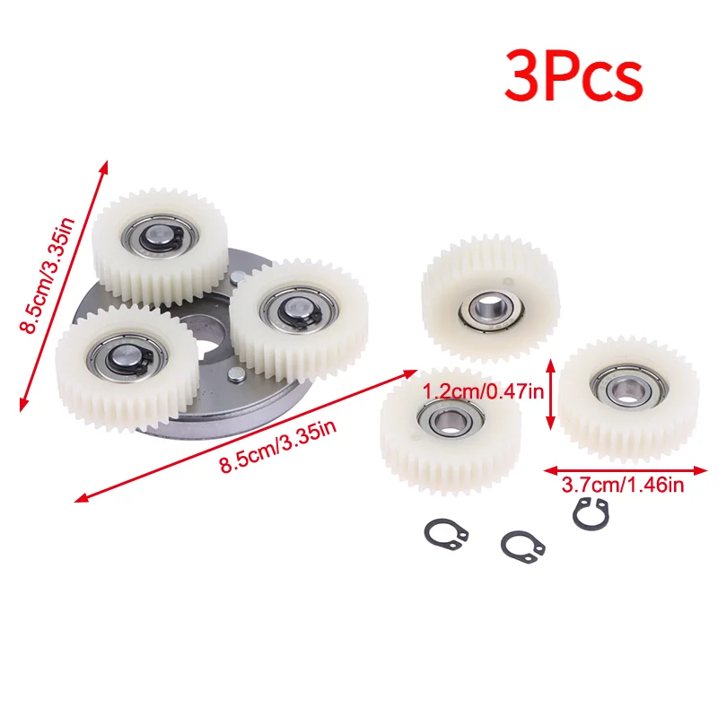 Three-Piece E-bike Wheel Hub Motor Planetary Gears with Bearings