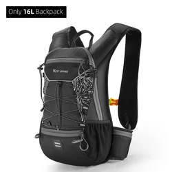 Ergonomic Cycling Hydration Backpack with Water Bag - Professional Sports Bike Bag, 10L/20L Capacity (16L Black Bag)