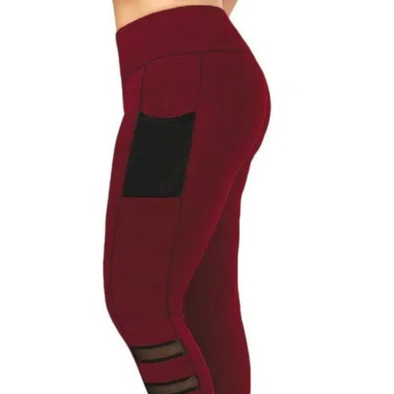 Yoga Leggings Running Pants Women Plus Size with Pockets sports leggings yoga pants