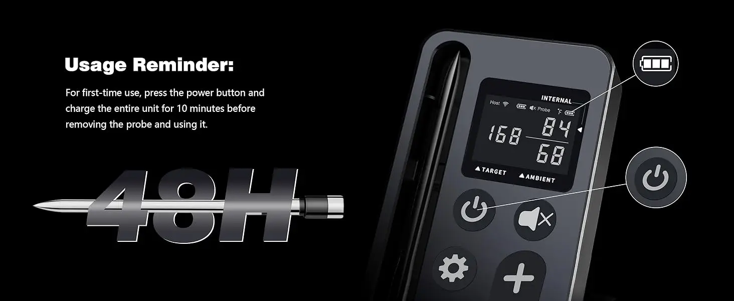 Wireless Meat Thermometer 