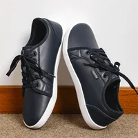 Men Shoes New 2024 Flats Walking Leather Casual Shoes Men Barefoot Wide-toed Shoes Wider Toe Casual Sneakes Large Size 46 47