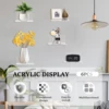 6/12Pcs Acrylic Wall Shelves Floating Shelves Clear Small Shelf Product Display Stand Wall Decoration Storage Rack 2