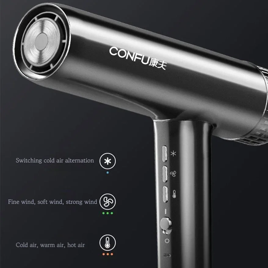 New Professional Hair Dryer 110000RPM  High Speed Motor Quick Drying Negative Ions Powerful Wind Low Noise Hair Styling Tools 5