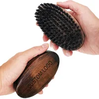 1 Piece Customized LOGO Retro Beard Brush Facial Brush for Men - Custom Personalized Your Name Text Great Unique Gift for Man 1