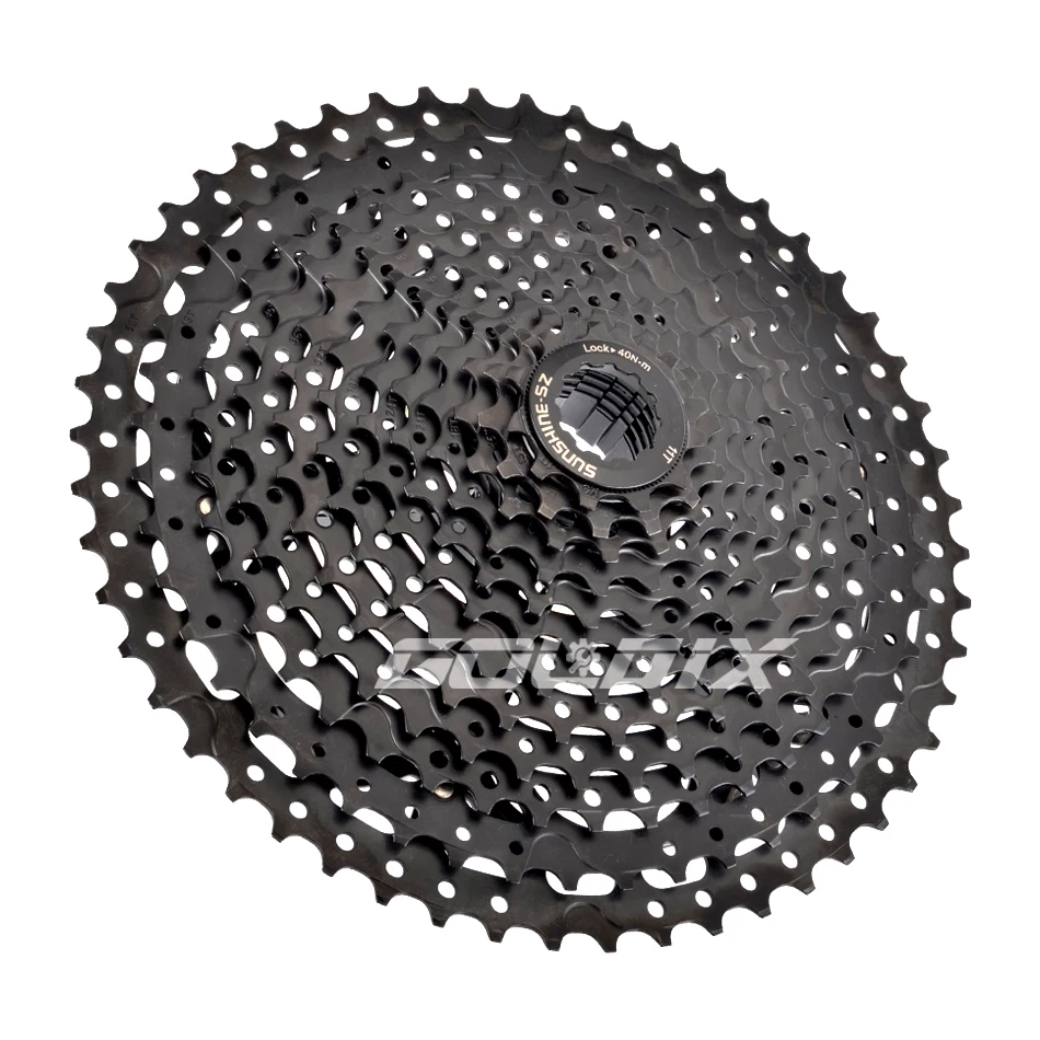 Bicycle cassette 8/9/10/11/12 speed HG flywheel for SHIMANO HG structure specification black mountain bike freewheel