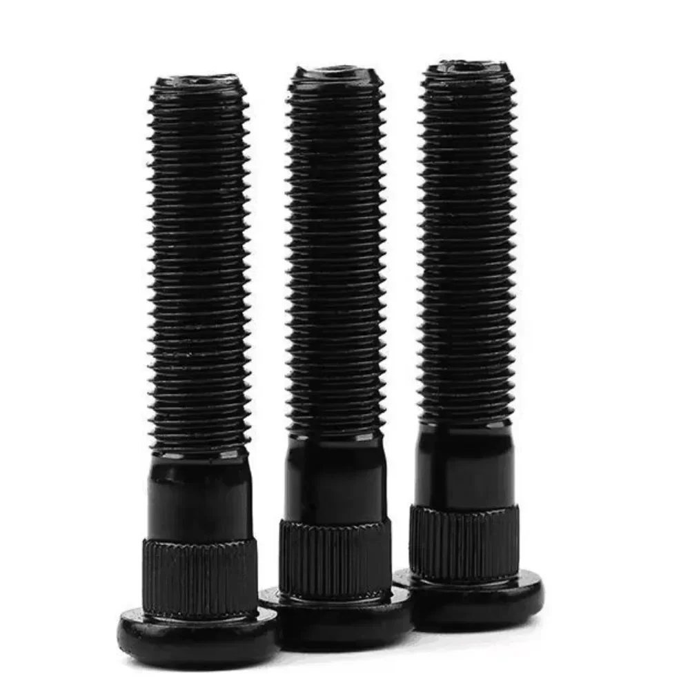 Wheel Hub Spline Bolt Screw 1pc M12x1.25 Spline Diameter 12.3/14.3mm Length 65mm 12.9 Grade